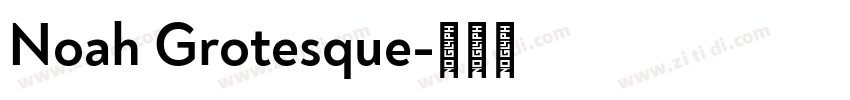Noah Grotesque字体转换 Noah Grotesque字体转换